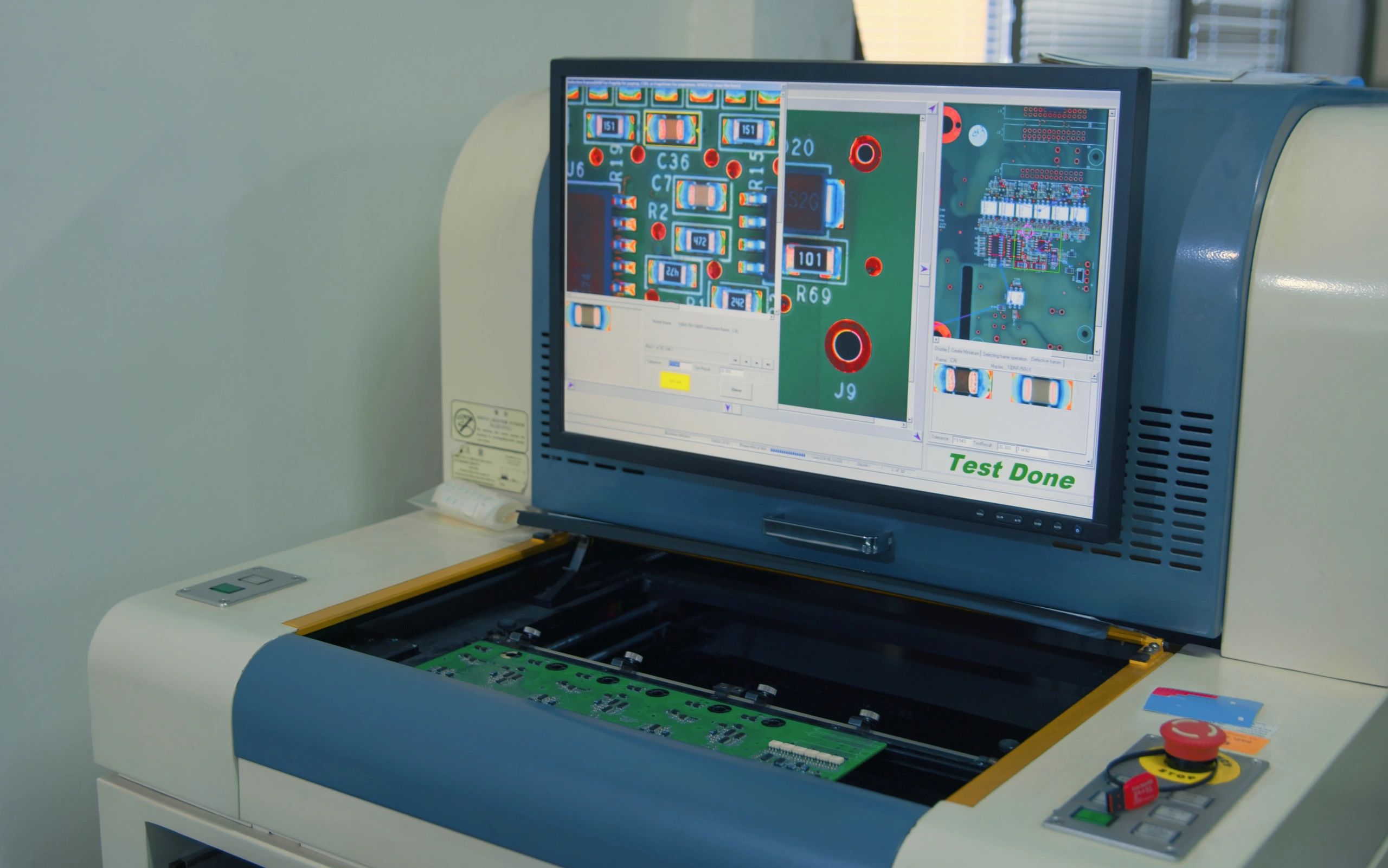 Electronics testing workstation for console hardware diagnostics