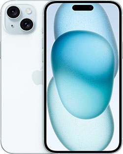 iPhone 15 Plus front view